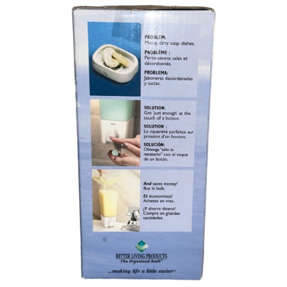 Better Living Dispenser Clear/White
Choice, 1 Chamber, Soap or Shampoo. 72150 - Picture 5 of 11